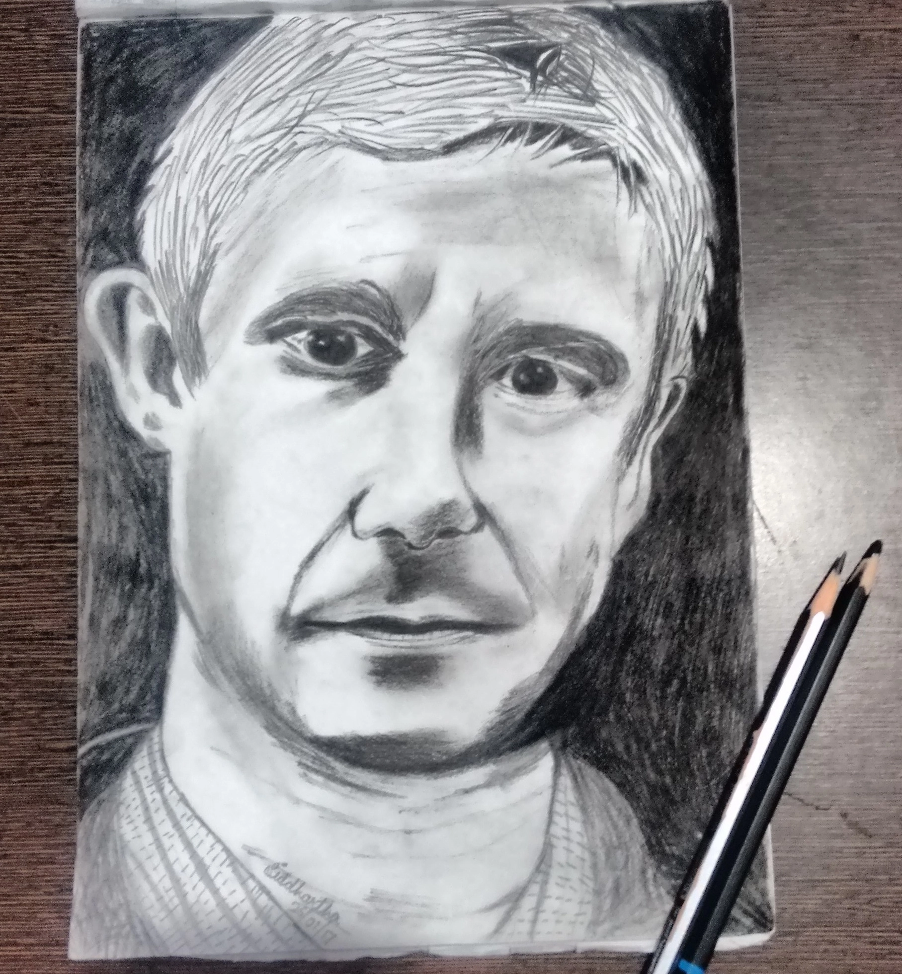 Sketch of Martin Freeman